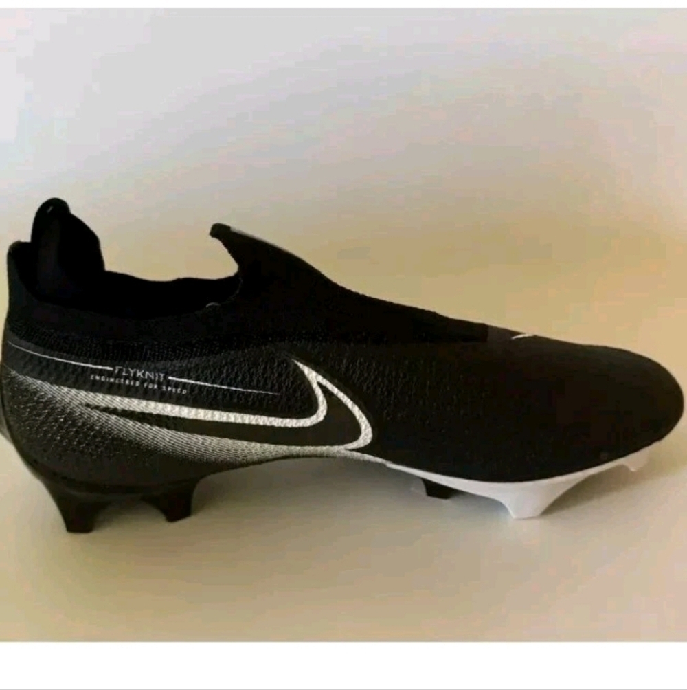 Nike Vapor Edge Elite 360 Flyknit Black Football Cleats CV6282-009 Men's Size 13 - Picture 5 of 5
